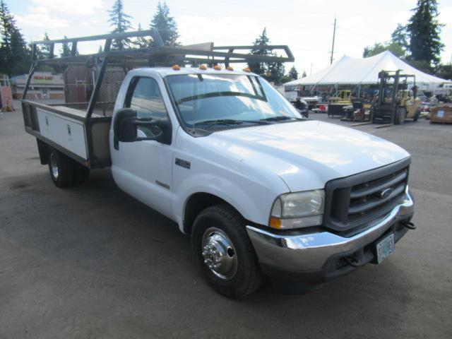 2004 FORD F350XL SUPER DUTY FLATBED UTILITY TRUCK