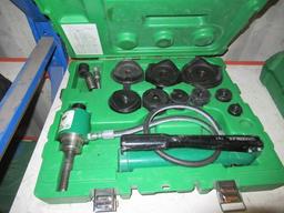 GREEN LEE 7646 HYDRAULIC KNOCK OUT PUNCH DRIVER IN CASE