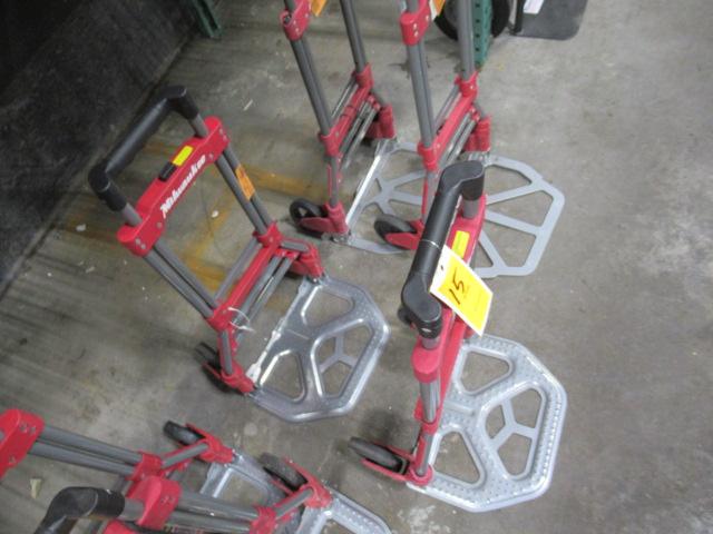 (2) MILWAUKEE COLLAPSIBLE HAND TRUCKS