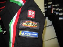 (4) ASSORTED SIZE APRILIA RACING SHIRTS