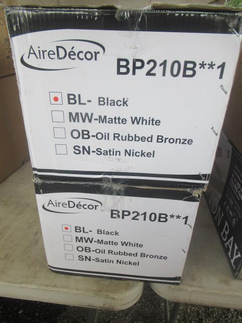 (2) AIREDECOR BP210B**1 CEILING FANS