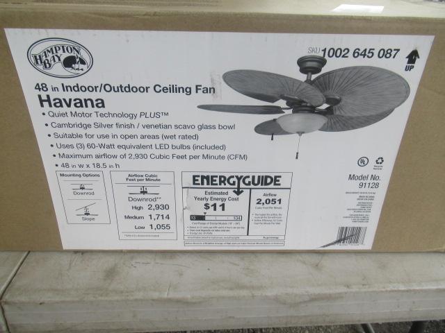 HAMPTON BAY 48'' INDOOR/OUTDOOR CEILING FAN