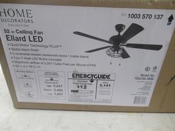 (2) HOME DECORATIONS 52'' CEILING FANS