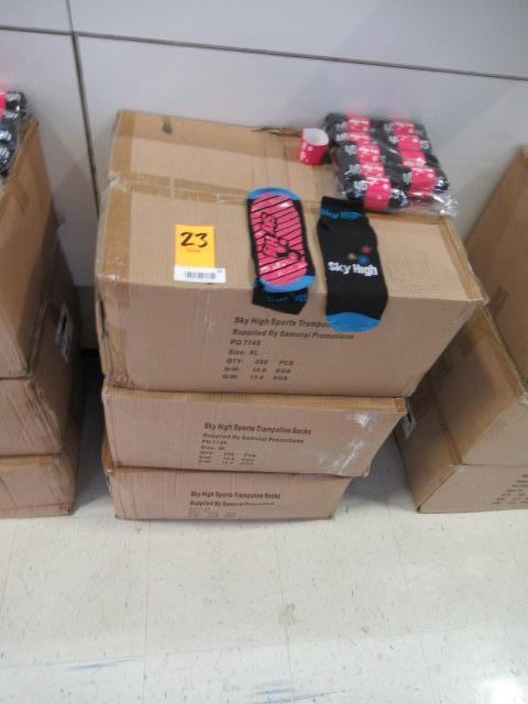 (3) BOXES OF SKY HIGH TRAMPOLINE SOCKS (SIZE XL)
