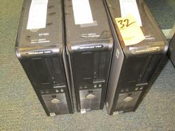 (3) DELL OPTIPLEX 760