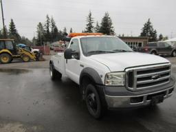 ***PULLED - NO TITLE*** 2007 FORD F-450 XLT TWIN LINE WRECKER