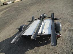 ASSEMBLED 3 MOTORCYCLE TRAILER