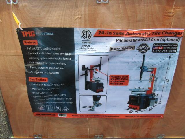 TMG-TC24 2HP SEMI AUTOMATIC TIRE CHANGER