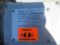 ROCKWELL 727-G1 ELETRIC SURFACE SCALING & CHIPPING TOOL, 115V