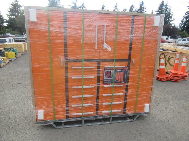 TMG INDUSTRIAL TMG-SC80 80'' TOOL CHEST W/ 12 DRAWERS (80''W X 68''T X 24''D) (UNUSED)