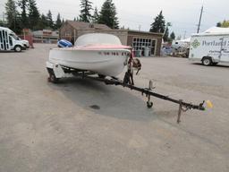 1956 MOTORBOAT DISTRIBUTION P14 FIBERGLASS PROJECT BOAT