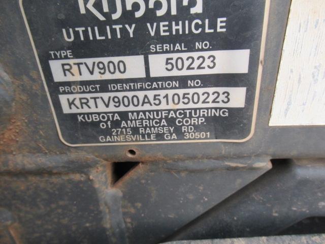 KUBOTA RTV900 UTV