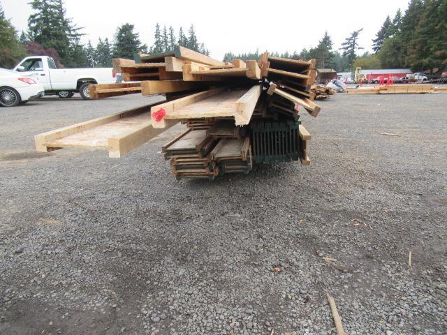 PALLET OF ASSORTED SIZE & LENGTH WOOD FLOOR JOISTS