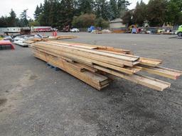 PALLET OF ASSORTED SIZE & LENGTH WOOD FLOOR JOISTS