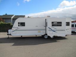 2001 KEYSTONE COLUMBIA 26' TRAVEL TRAILER W/ SLIDE OUT