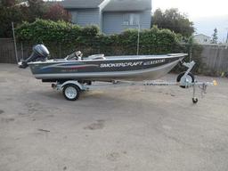 2015 SMOKER CRAFT PRO MAG 14' ALUMINUM BOAT