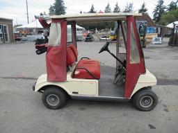 CLUB CART GOLF CART W/ CANVAS ENCLOSURE