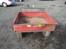 HEALD-HAULER GAS POWERED TRIKE W/ METAL MANUAL DUMP BED