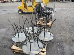OUTDOOR PATIO TABLES & CHAIRS
