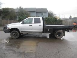 2005 DODGE RAM 3500 4X4 CREW CAB PICKUP *TITLE DELAY