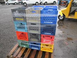 (24) MILK CRATES