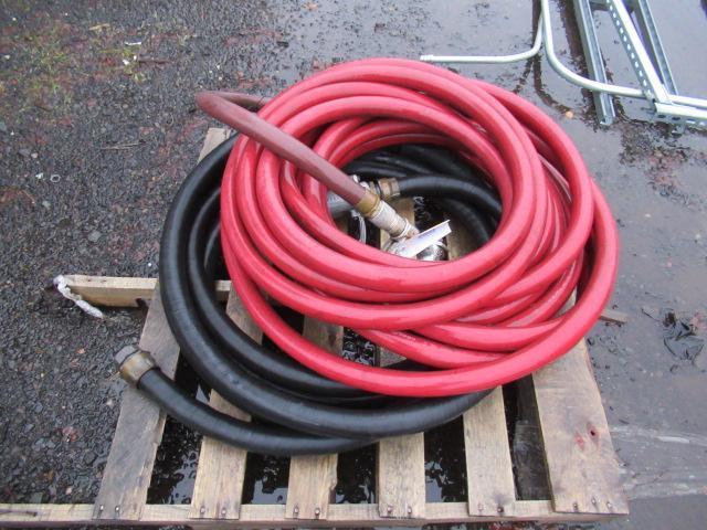 (2) FUEL HOSES W/ NOZZELS