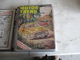 BINDER OF COLLECTABLE 1950S CAR MAGAZINES