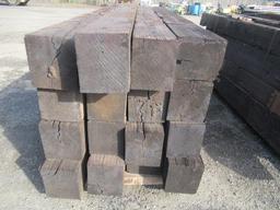 (16) ASSORTED SIZE & LENGTH RAILROAD TIES