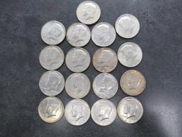 (17) ASSORTED HALF DOLLARS