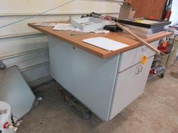 WORK BENCH W/ CONTENTS 4'1'' X 4'6''