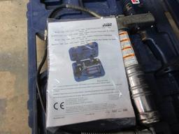 LINCOLN 12V GREASE GUN A/ CASE & CHARGER