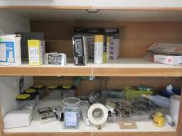 CONTENTS OF CABINET ASSORTED SUPPLIES