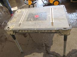 HUSKY PLASTIC WORK TABLE