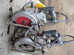 (2) HEAVY DUTY 7 1/4" CIRCULAR SAWS