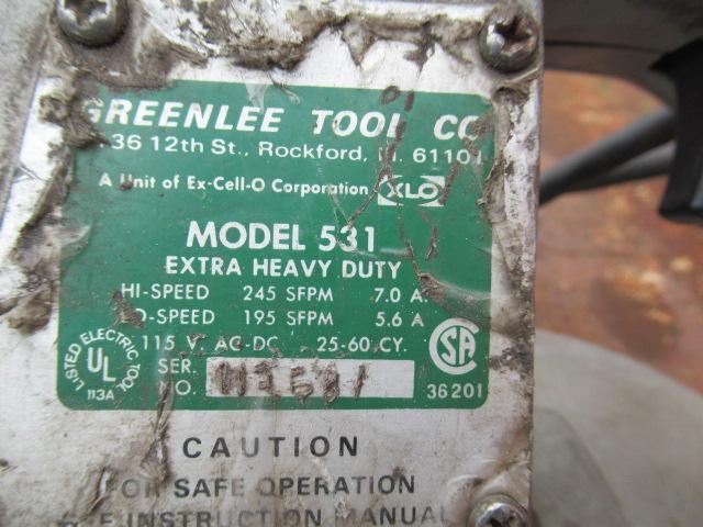 GREENLEE 531 CORDED HEAVY DUTY HAND BANDSAW