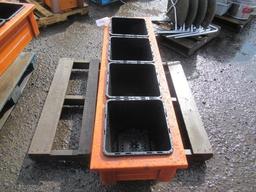 4 COMPARTMENT CEDAR PLANTER BOX