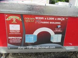2022 GOLDEN MOUNT 20' X 20' DOME CONTAINER SHELTER