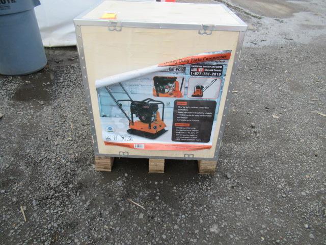 HEAVY DUTY PLATE COMPACTOR W/6.5 HP GAS ENGINE