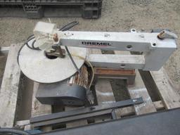 DREMEL 16'' 2 SPEED SCROLL SAW & RYOBI 8 1/4'' RADIAL ARM SAW