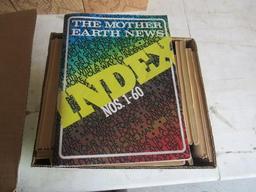 ASSORTED MOTHER EARTH NEWS & FINE HOMEBUILDING BOOKS