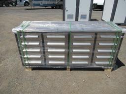 STEELMAN 7' 20 DRAWER STAINLESS WORKBENCH (UNUSED)