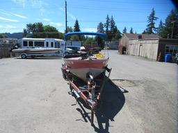 1983 LUND MR PIKE 16 ALUMINUM BOAT