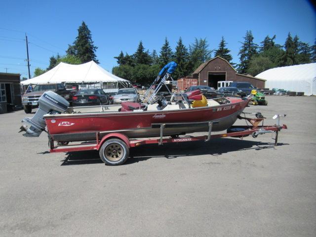 1983 LUND MR PIKE 16 ALUMINUM BOAT