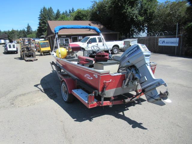 1983 LUND MR PIKE 16 ALUMINUM BOAT