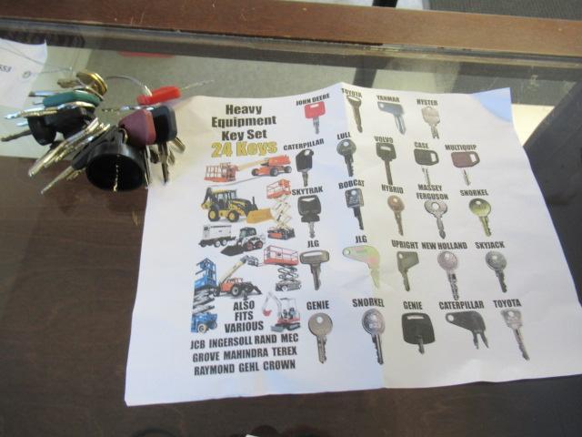 HEAVY EQUIPMENT KEY SET W/ (24) KEYS