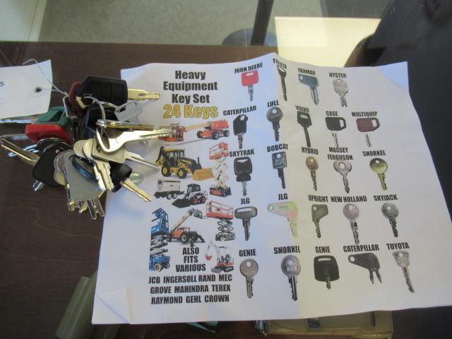 HEAVY EQUIPMENT KEY SET W/ (24) KEYS