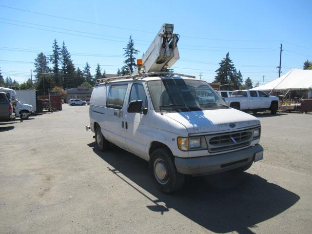 1999 FORD E-350 CARGO VAN W/ BUCKET LIFT