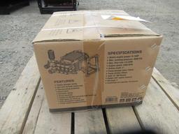 TMG-GWP40 4000 PSI TRIPLEX HIGH PRESSURE PUMP (UNUSED- IN BOX)