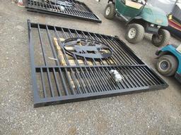 GREATBEAR 14' BI-PARTING WROUGHT IRON GATE (UNUSED)