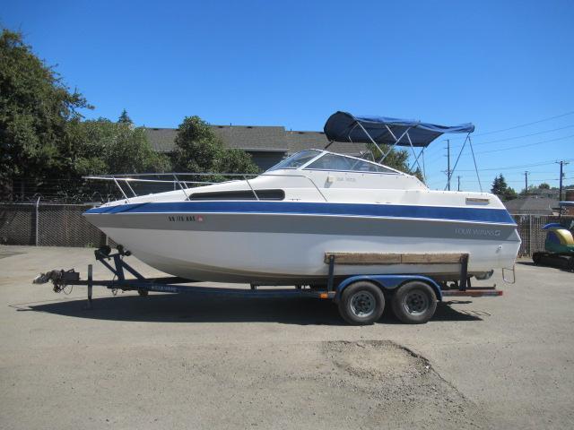 1991 FOUR WINNS 235 VISTA CABIN CRUISER OMC KING COBRA 350